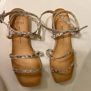Snakeskin sandals